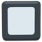 Black Square Button emoji on Messenger